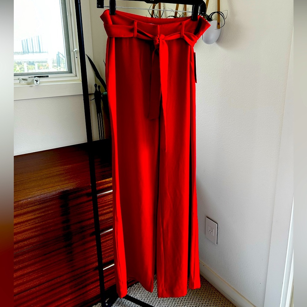 Nanette Lepore wide leg crêpe pants